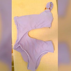 Girls lavender bathing suit